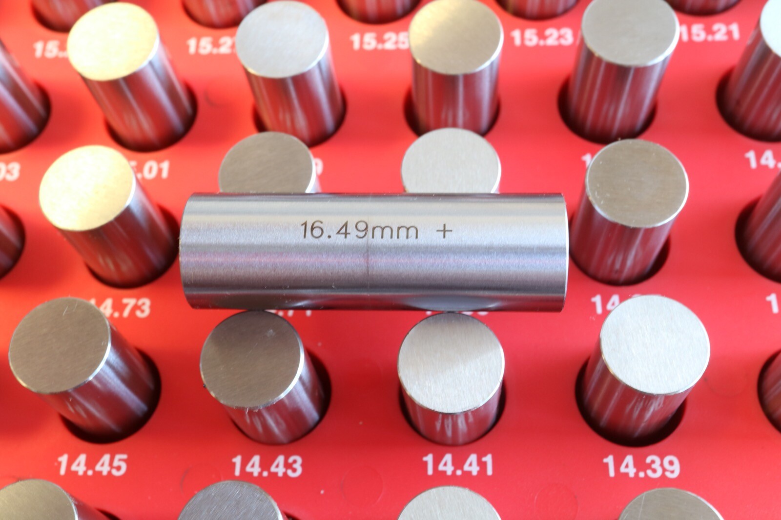 New 125 Piece Vermont Pin Gage Gauge Set 14.01-16.49mm Plus Class ZZ (.02mm)