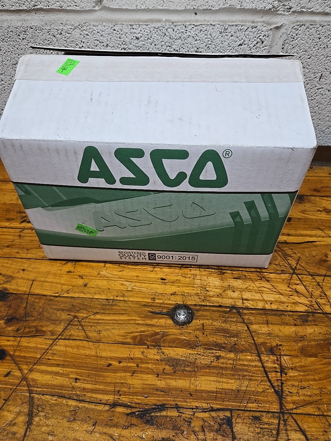 New ASCO 8210B059 120v AC 1-1/2” Brass General Service Solenoid Valve