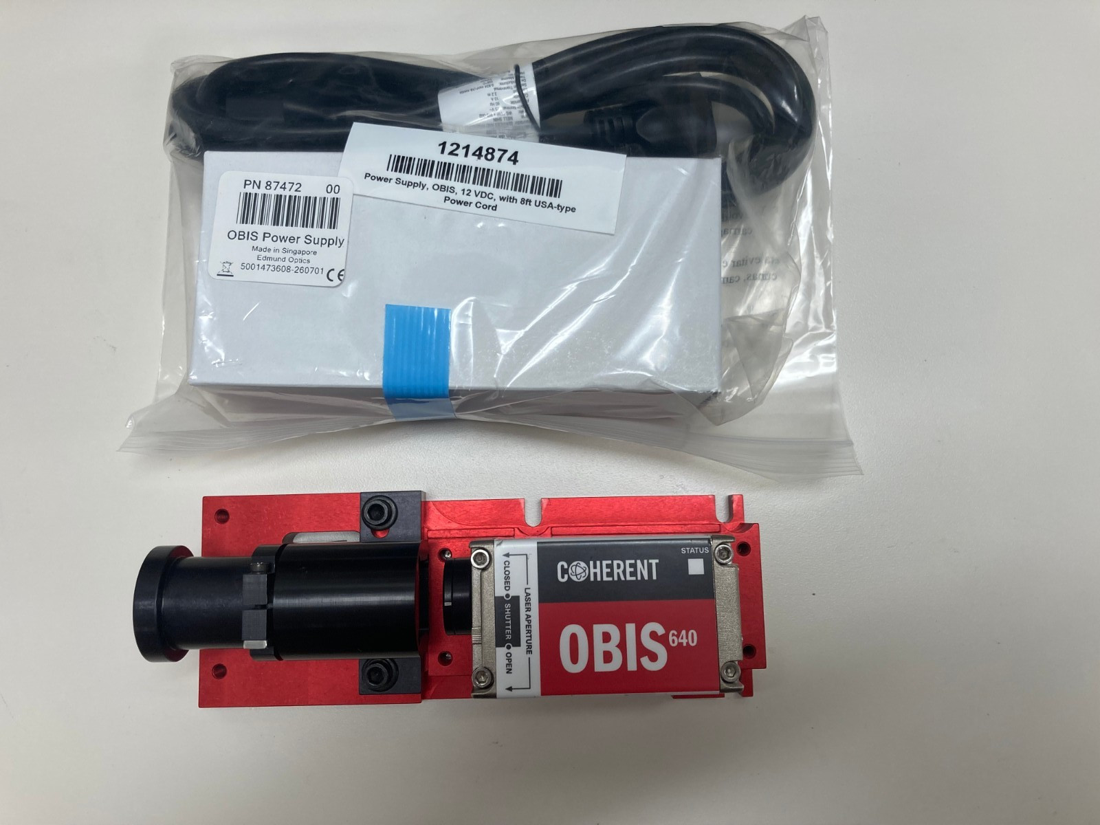 Coherent OBIS LX 640-100C laser – 100% tested condition! 588 hours complete !