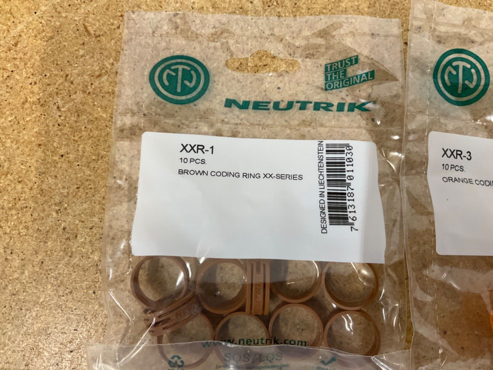 Lot of 5 Packs of 10 Neutrik XXR-1,3,5,6,& 7 Color Coding Ring XX Series