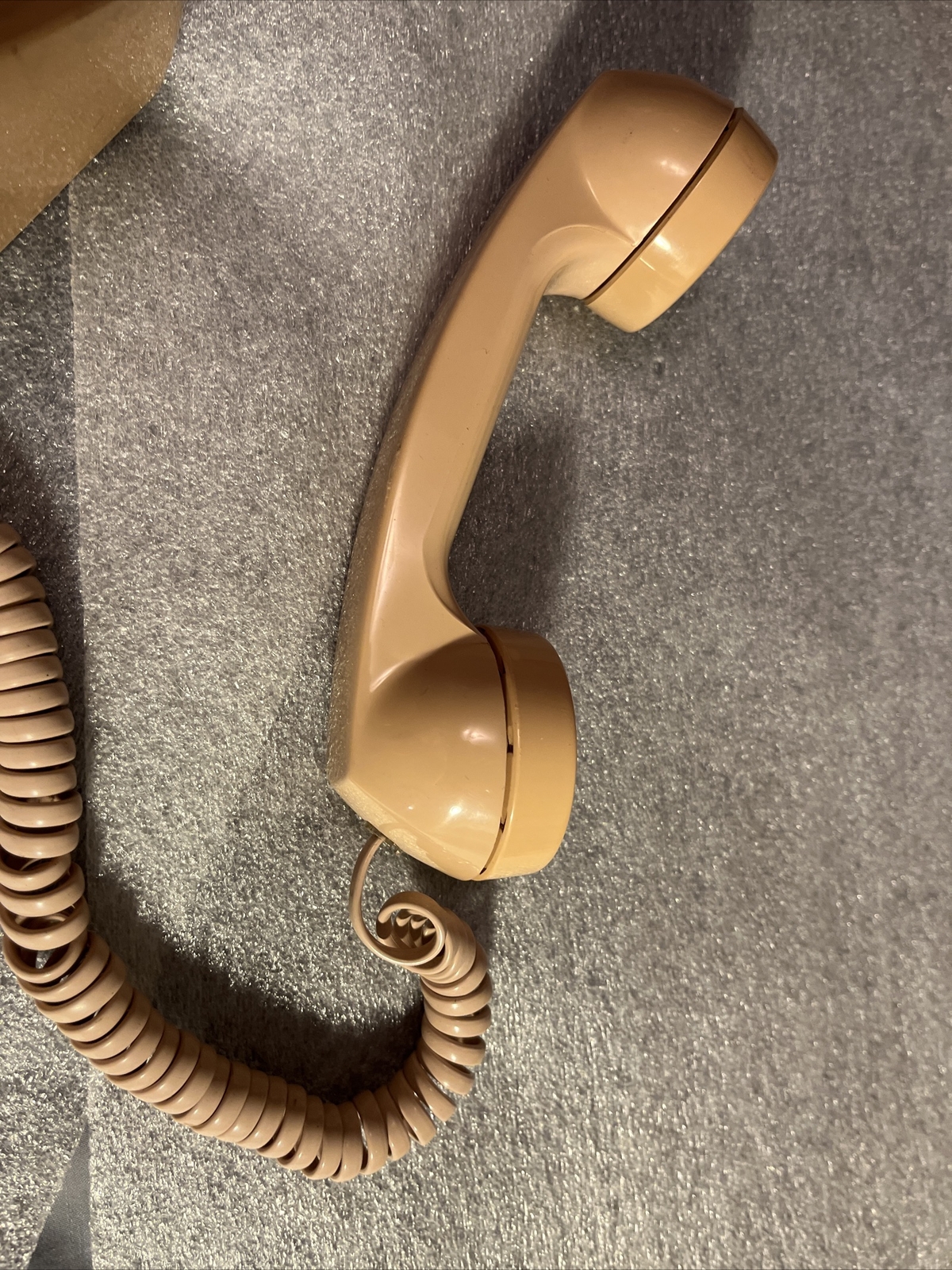 ITT RFC-SLT Light Beige Vintage Push-button Dial Defense Telephone (Tested)