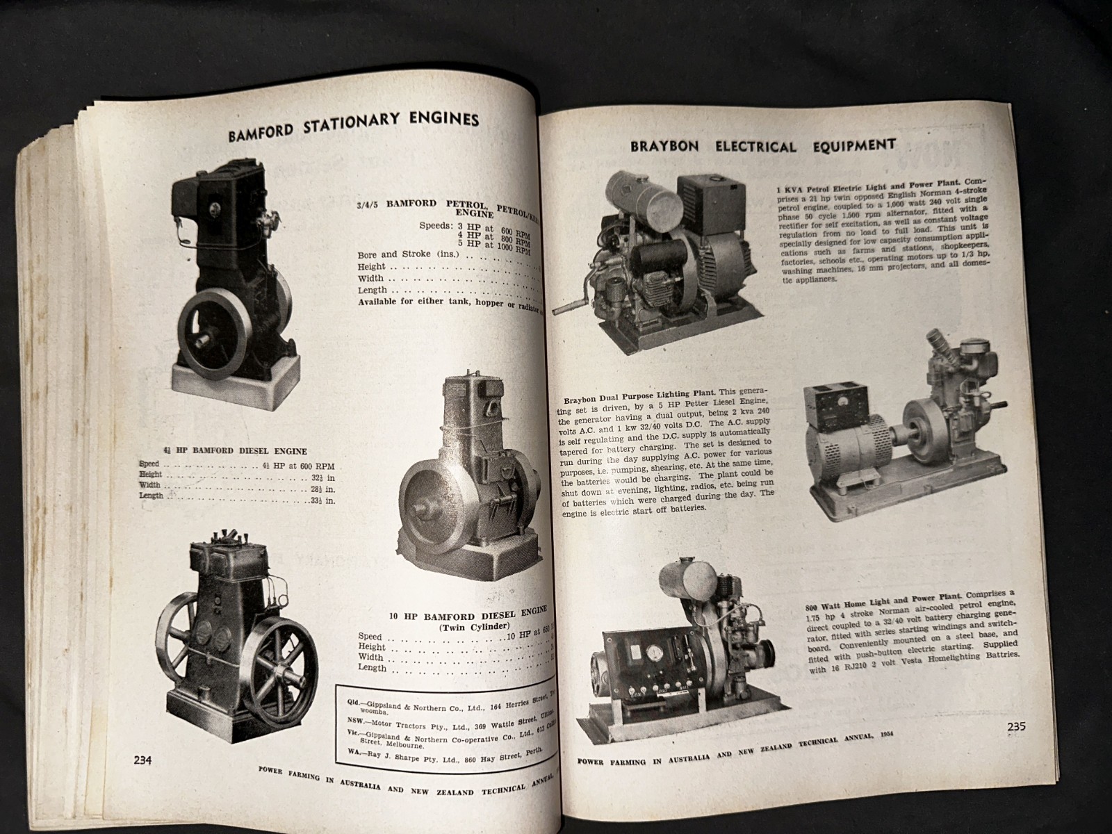 Power Farming in Australia and New Zealand Technical Manual – 1954 – Tractors