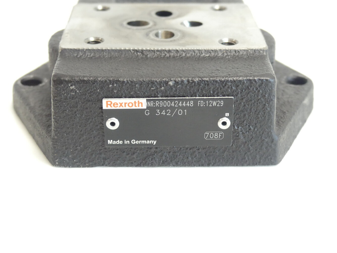 Rexroth G 342 / 01 MNR:R900424448 connection plate