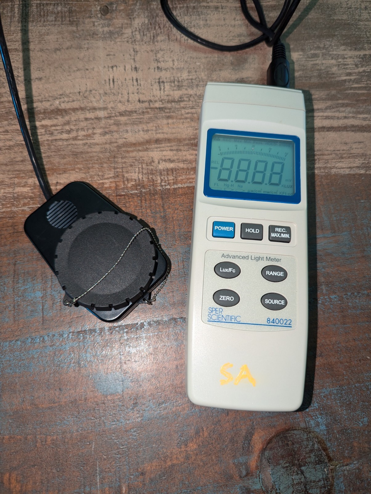 SPER SCIENTIFIC 840022 Broad Range Lux/FC Light Meter