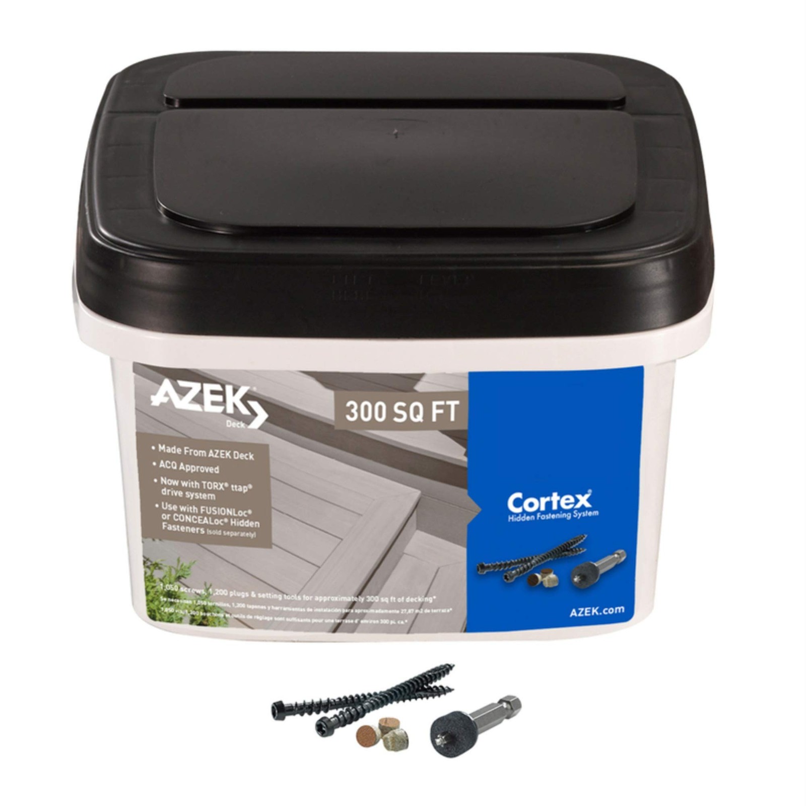 AZEK Cortex 2-3/4 in. L Torx TTAP Star Head Autumn Chestnut Hidden Deck Fastene