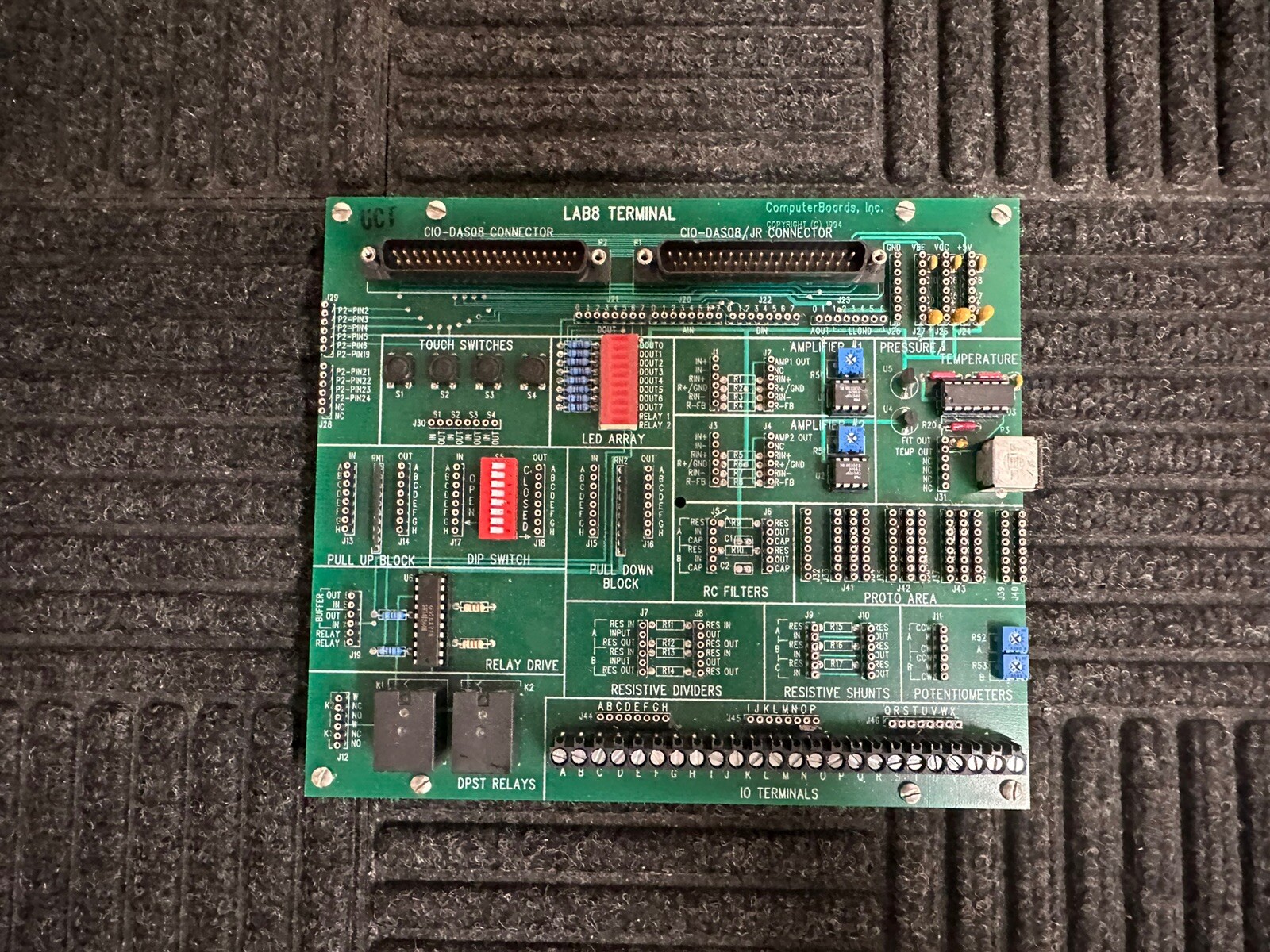 Computer Boards LAB8 CIO-DAS08 Analog And Digital I / O Board 1994