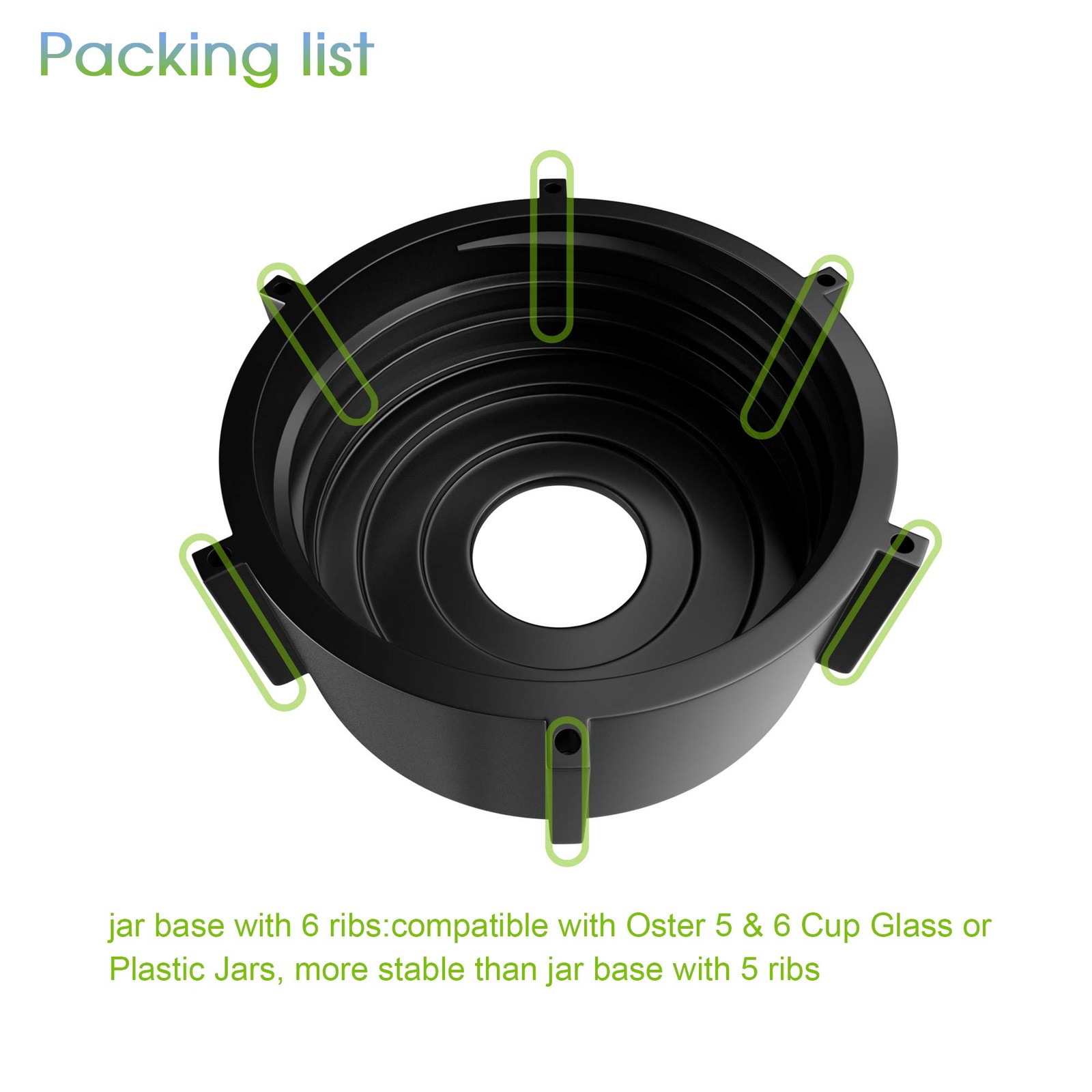 8-Piece Blender Replacement Parts Kit Compatible with Oster & SD588, Black490