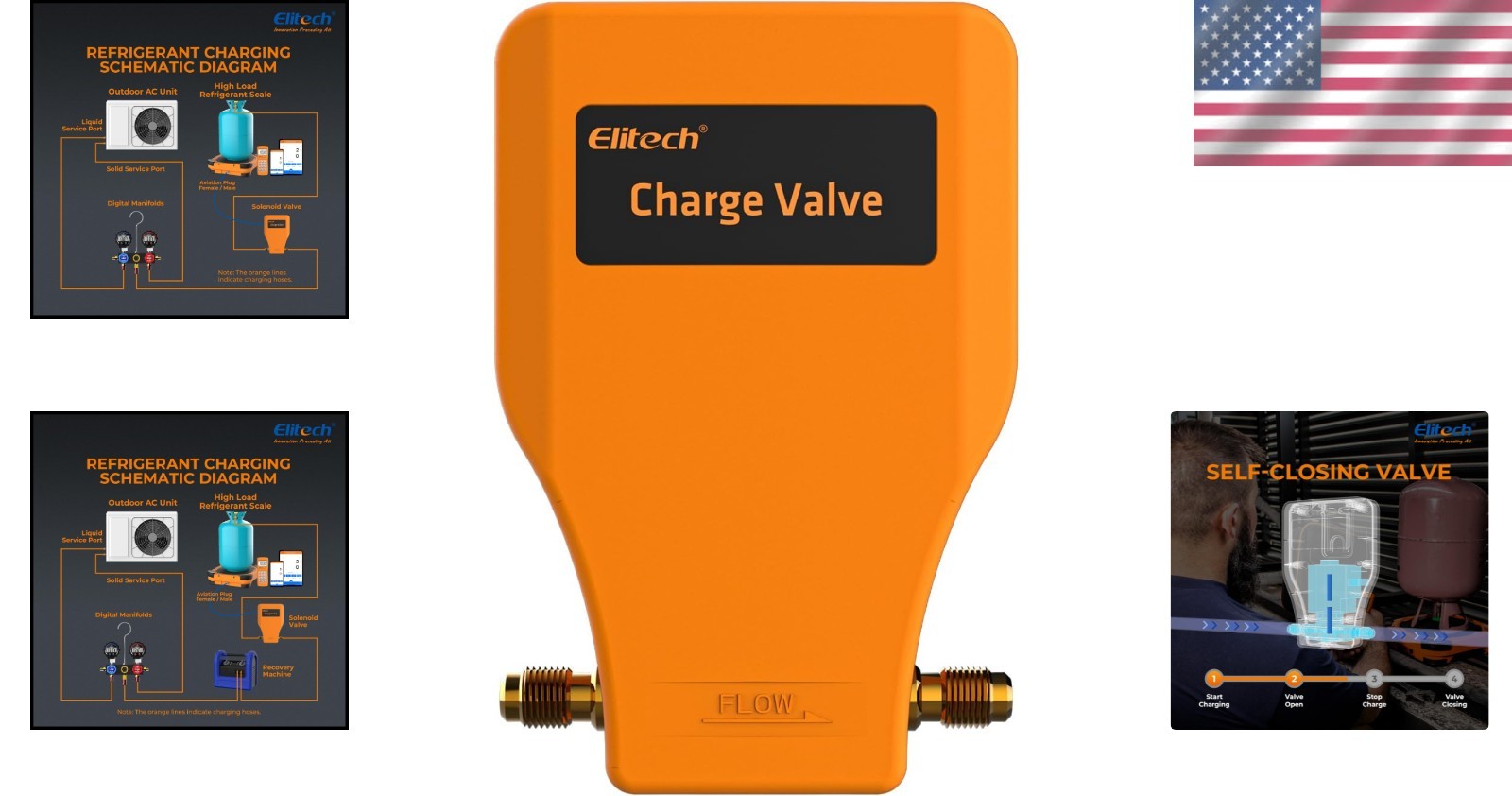Compact Electronic Refrigerant Scale with Integrated Charging Valve – 1.21 lbs