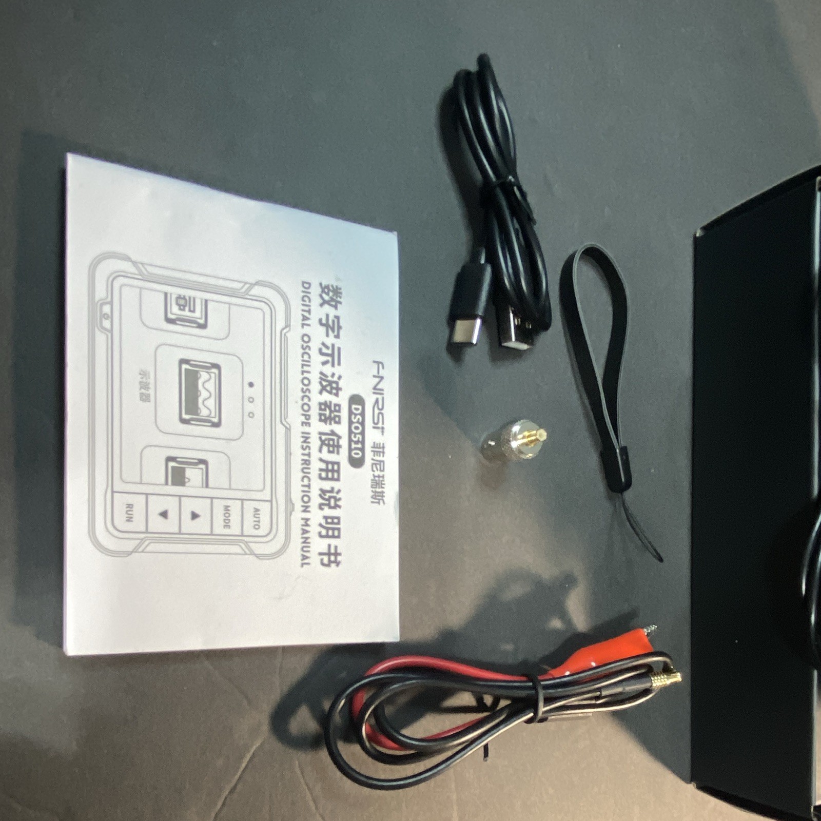 FNIRSI DSO-510 10MHz 48MSa/s 1CH Handheld Digital Oscilloscope w/ Probe