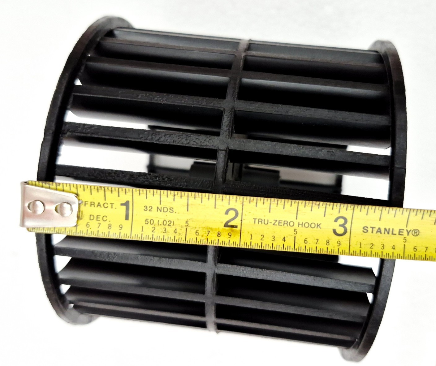 Plastic Blower Fan Wheel 28 Blade 3 7/16″ x 4 1/8″ Bore .312″