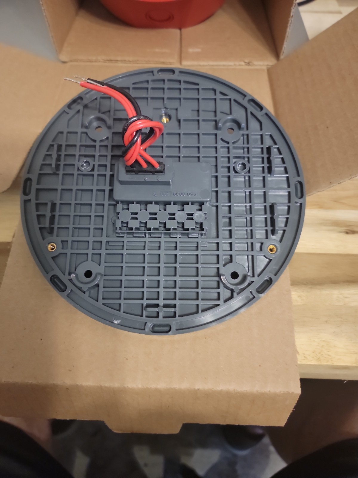 System Sensor SCRKLED Ceiling Strobe RED