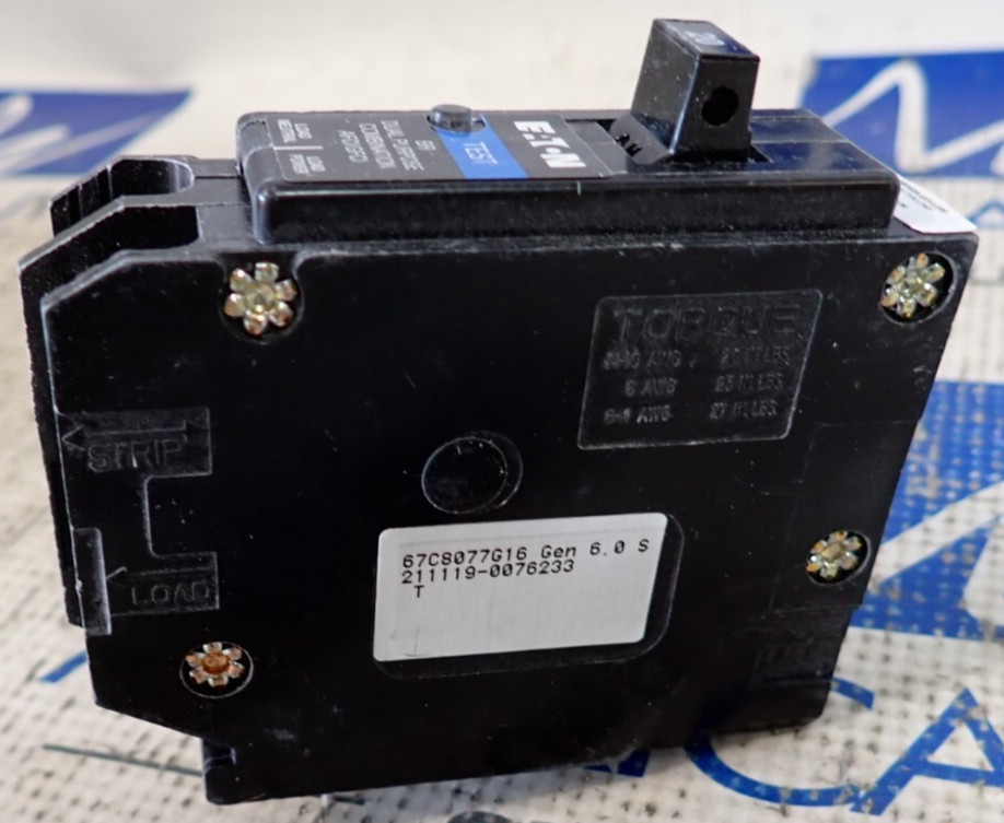 1 NEW Eaton BRP120DF Plug on BR 20 amp 1p 120v Dual Function AFCI GFCI Breaker