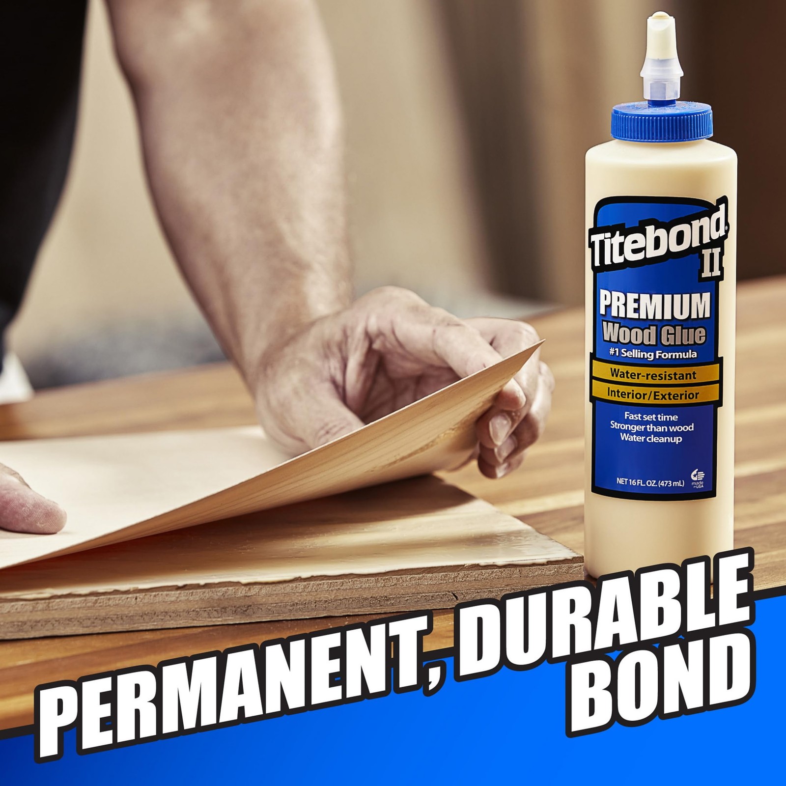 Titebond 5003 II Premium Wood Glue, 8Ounces