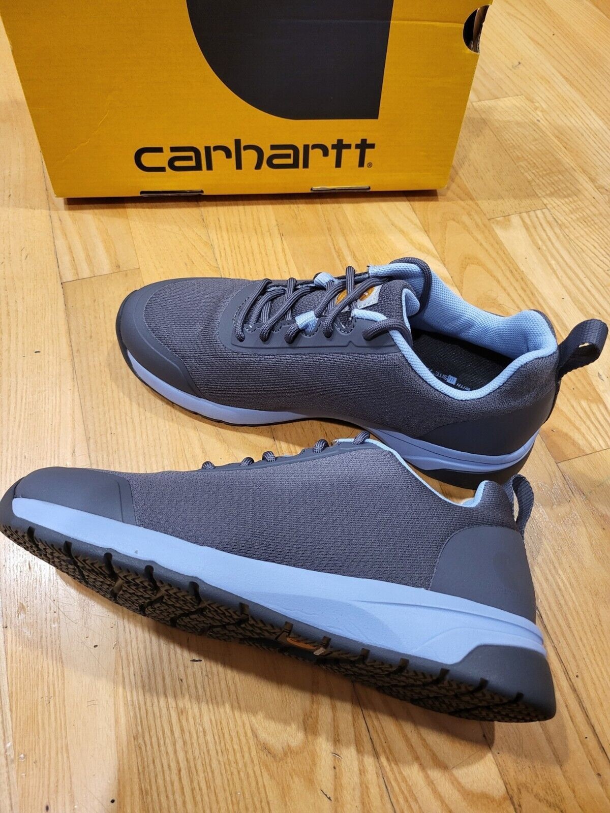 Carhartt Force 3 SD Women’s Soft Toe Work Shoe Charcoal/Blue Size 8 M