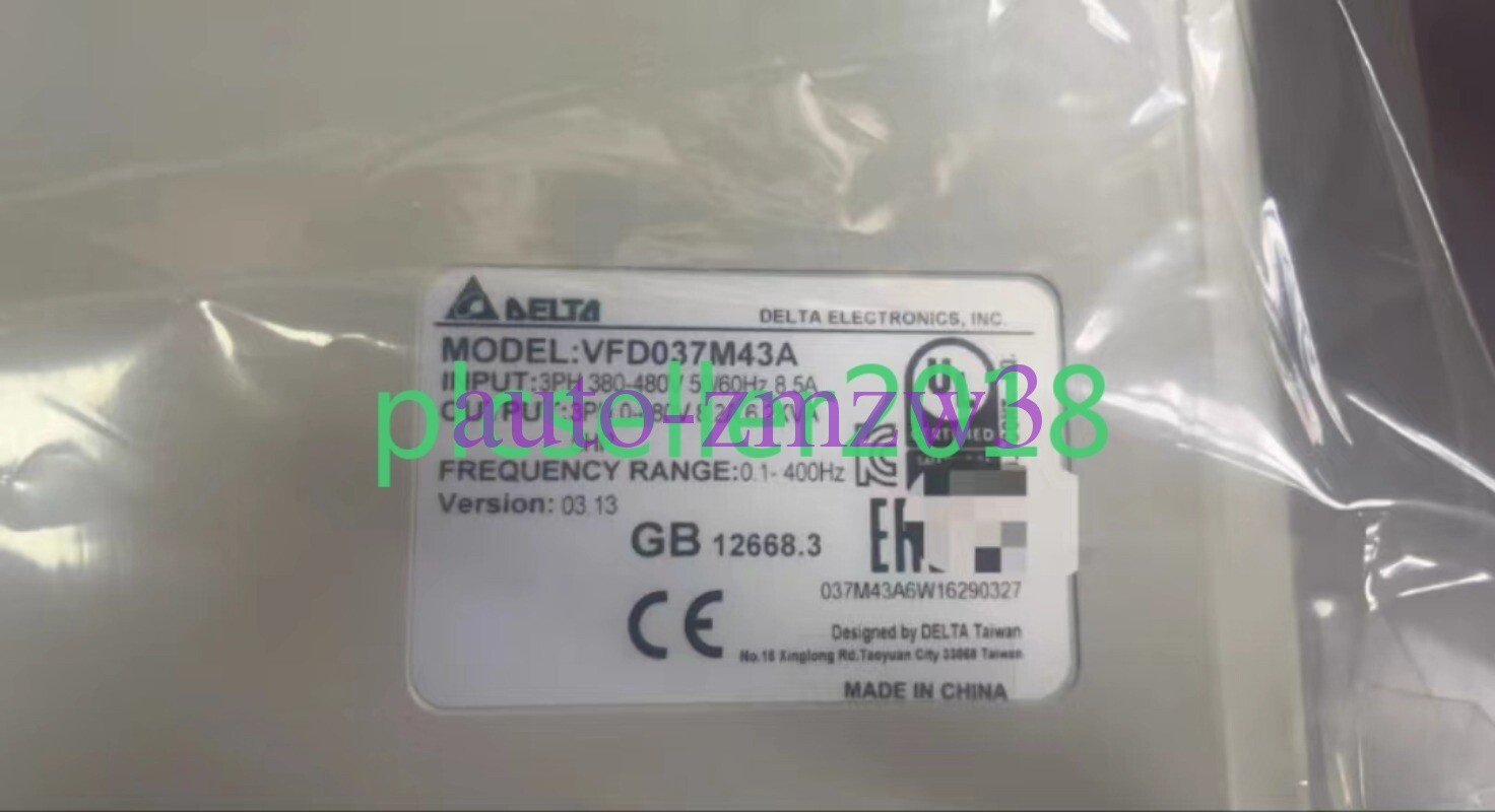1pcs NEW Delta inverter VFD037M43A 380V 3.7KW