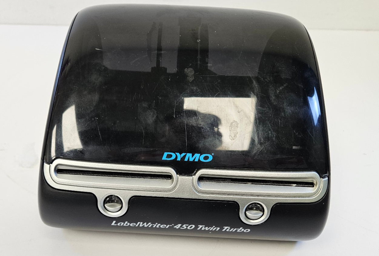 Dymo LabelWriter 450 Twin Turbo Thermal Label Barcode Printer 1750160 NO AC