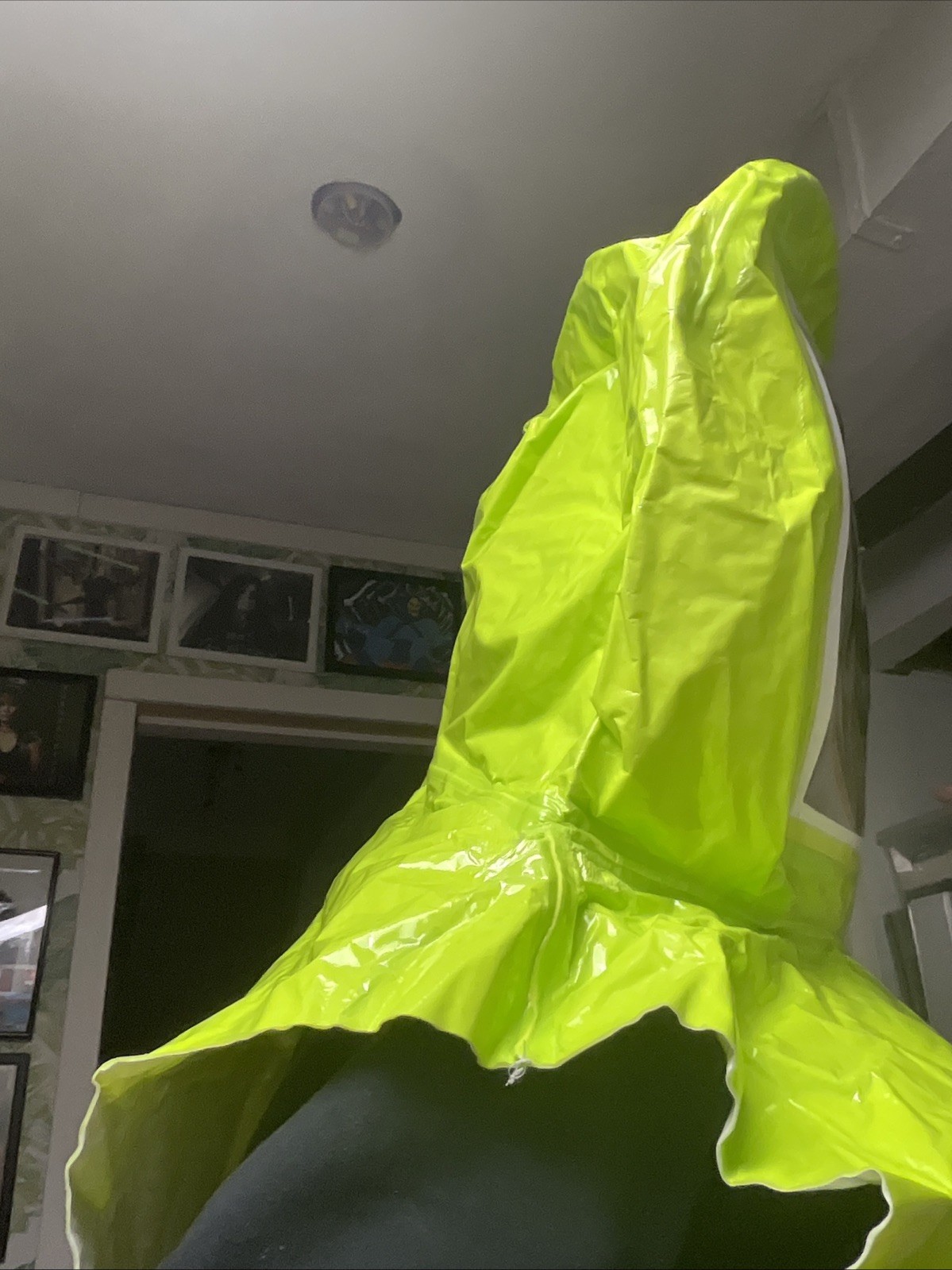 P DuPont Tychem TK Green Hazmat Hood Training Display