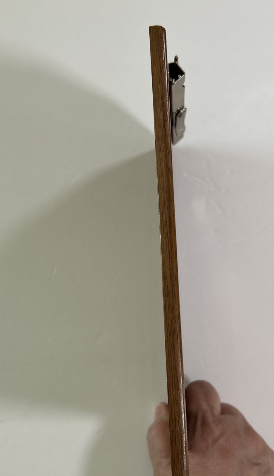 Berea College Crafts Solid Black Walnut Wood Clipboard 9 1/2”x6 1/4”x 1/4″ KY
