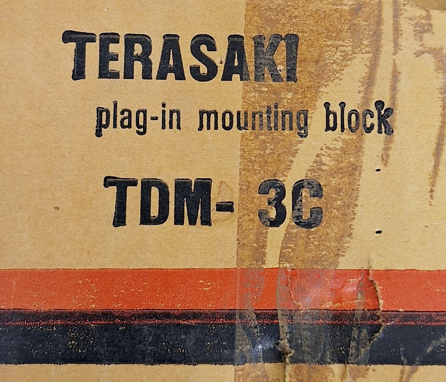 Terasaki TDM-3C Plug-in Mounting Block (Box of 2 pc)