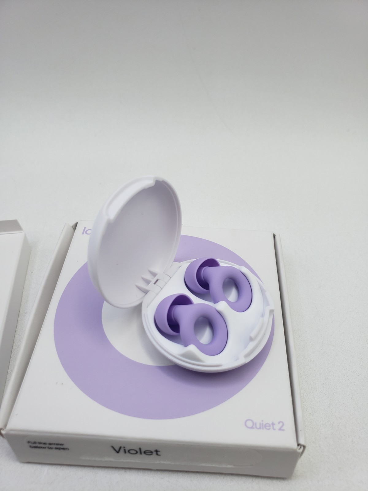Loop Quiet 2 Earplugs for Noise Reduction Violet – Open Box