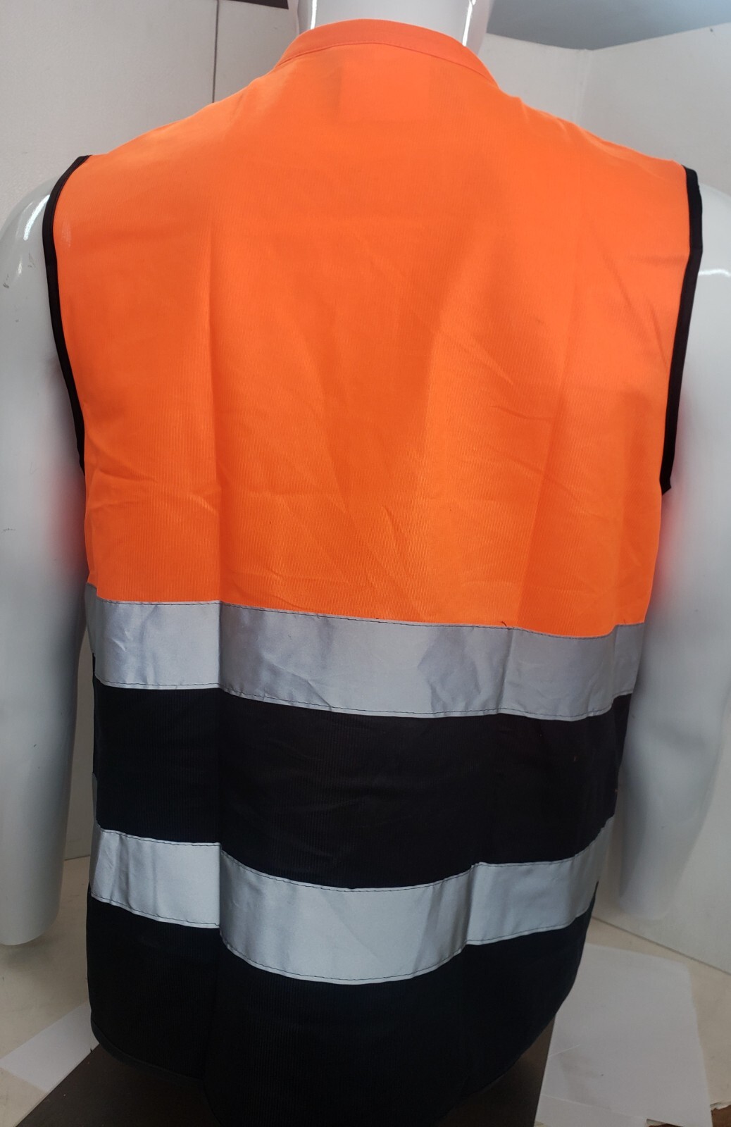 FX SAFETY VEST – Class 2 High Visibility Reflective ORANGE Safety Vest