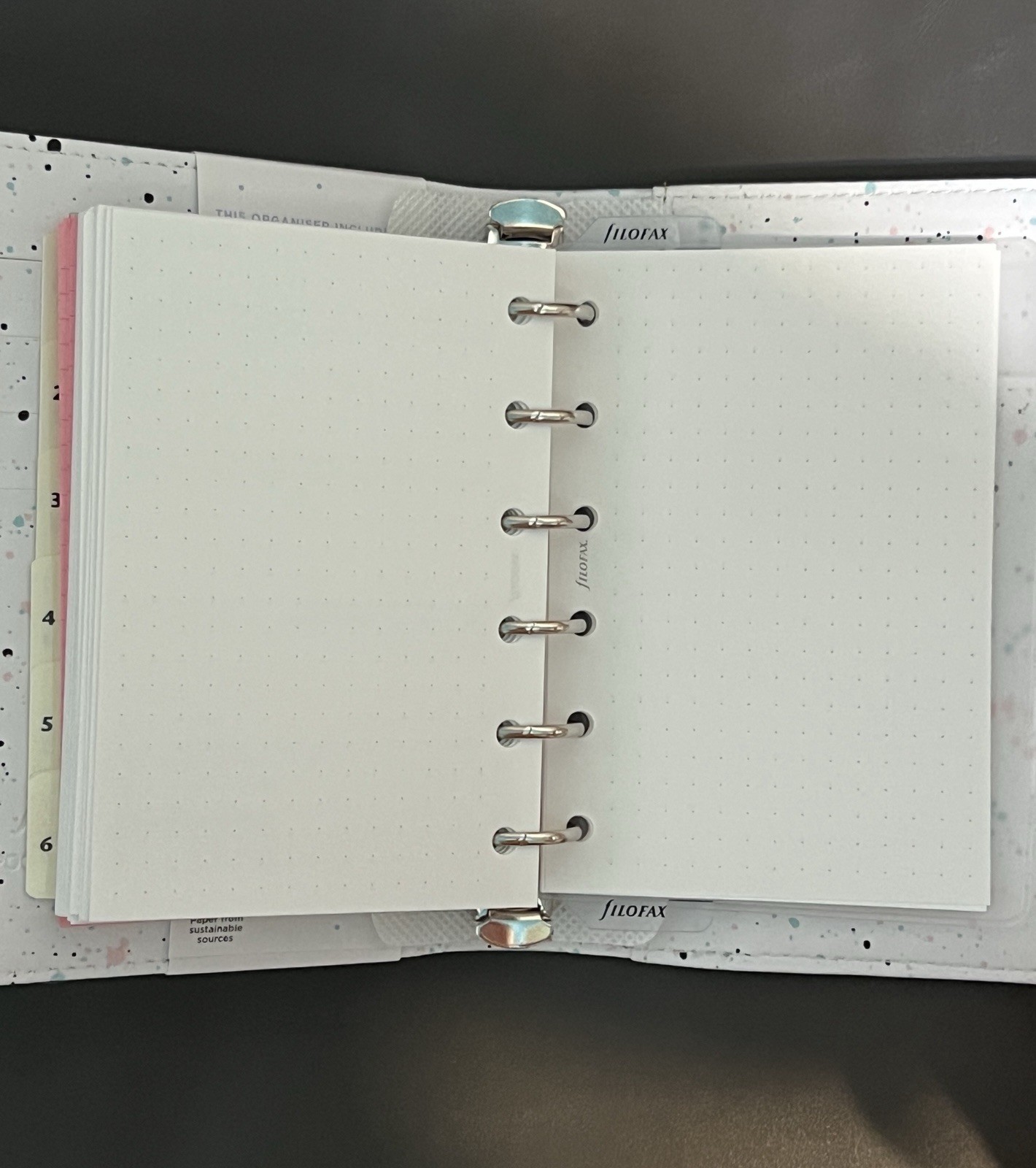 Filofax Expressions Mint Pocket Size Organizer Planner Ring Binder 2024 NWT!