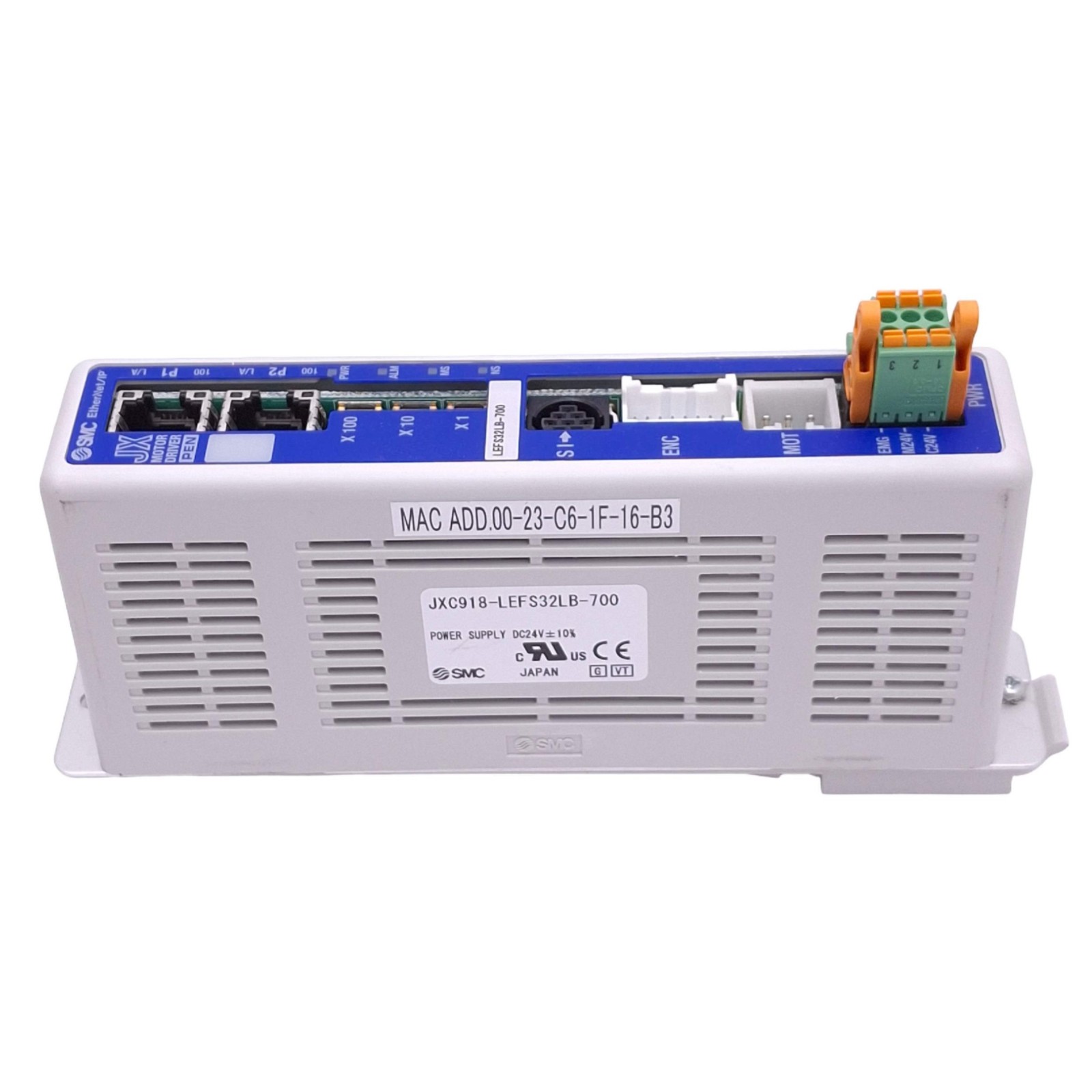 SMC JXC918-LEFS32LB-700 Electric Actuator Controller for LEFS32LB-700, 24VDC