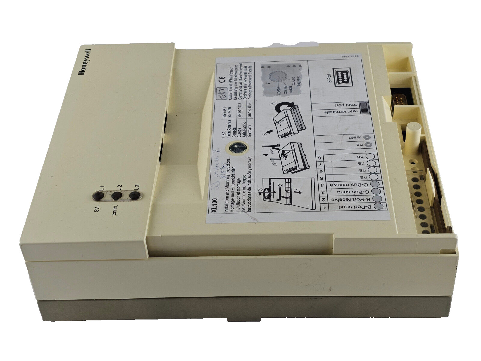Honeywell XL-100-CU HVAC Burner Controller, Modem/ISDN/GSM, IP30, XL100CU