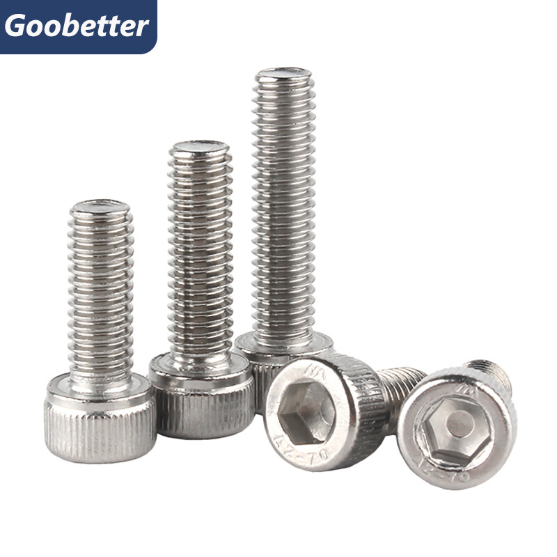Socket Cap Head Screws Hex Allen Key Bolts DIN 912 A2 Stainless Steel M6 8-200mm