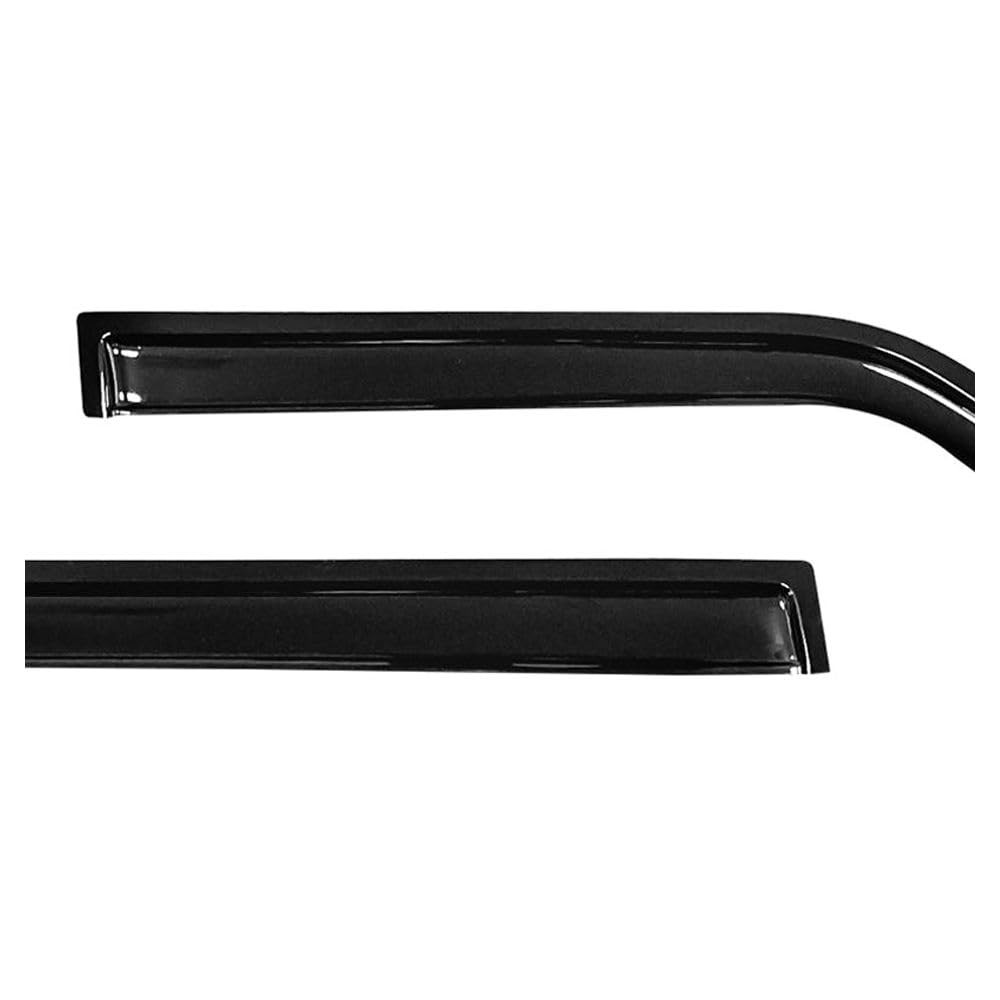 Slim Window Visor 4pc for Jeep Patriot 2007-2017 Acrylic Smoke Tint Tape On