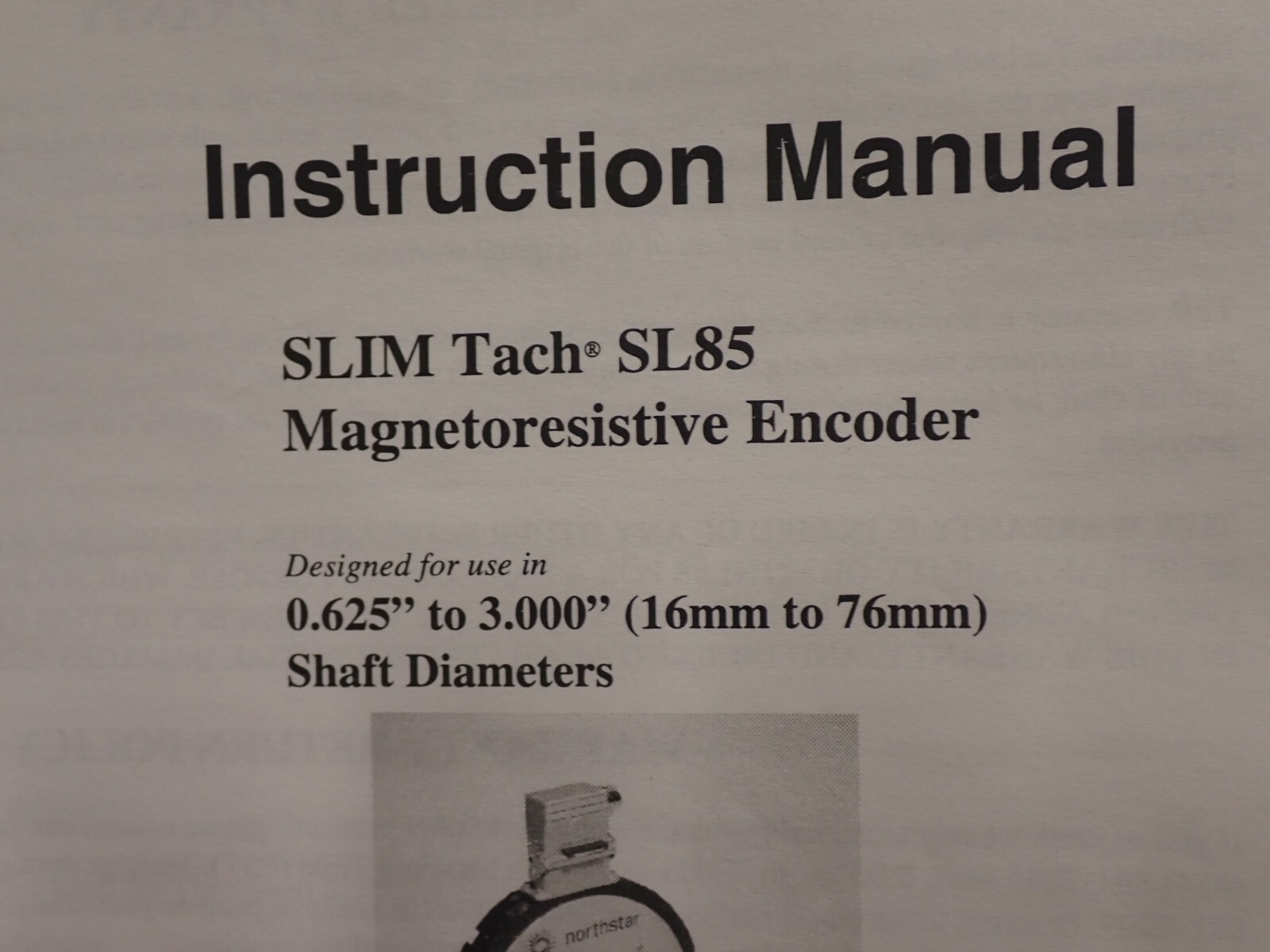 SL85S-1024-S1515LDEPIC1GN Northstar SLIM TACH Encoder NEW