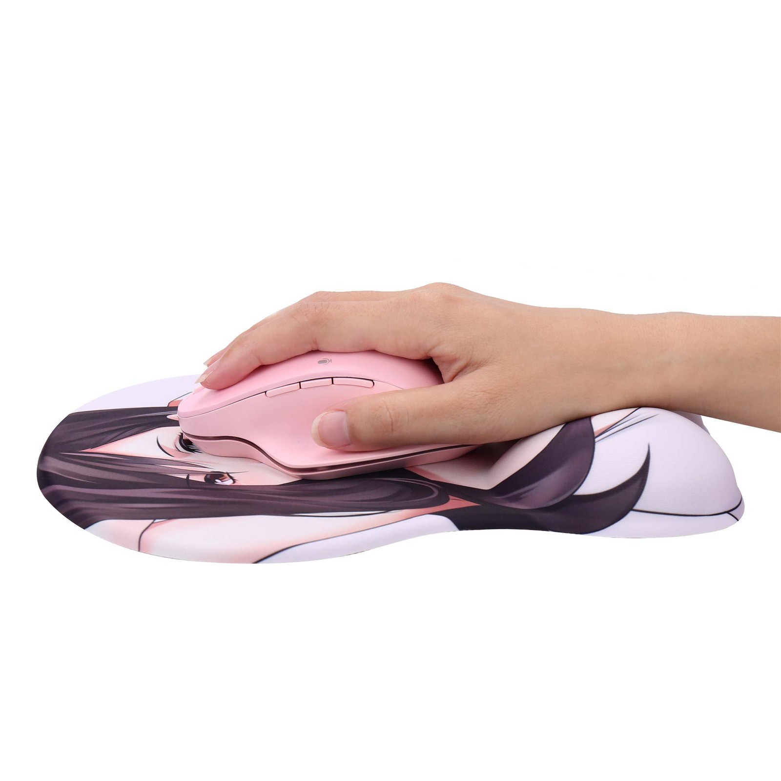 Boo Ace Anime Mouse Pads Boob Oppai Gaming 3D 10.2 x 8.7 x 1.2 Inches, Tifa 4