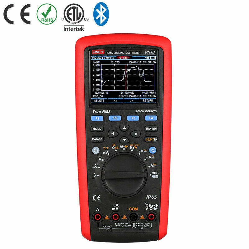 UNI-T UT181A True RMS Datalogging LCD Digital Multimeter Auto Range 60000 Cou