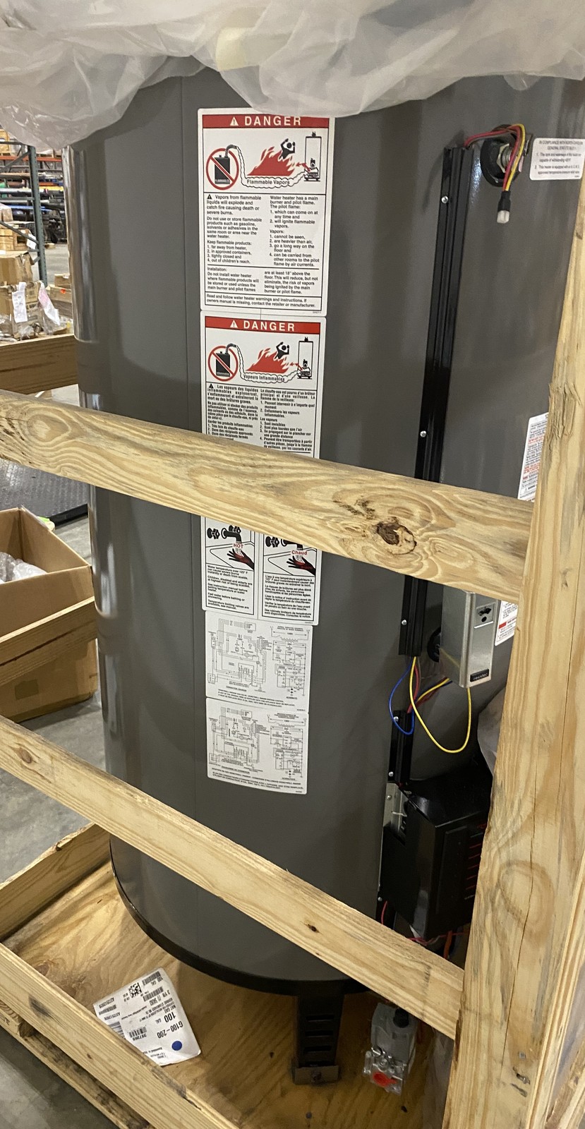Rheem Natural Gas 199.9K Commercial Water Heater G100-200