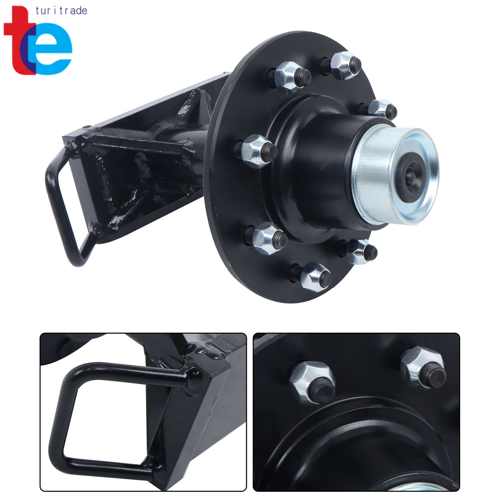 Bolt-On Spindle Kit Shipping Container Wheels with Handle 8×6.5 Lug