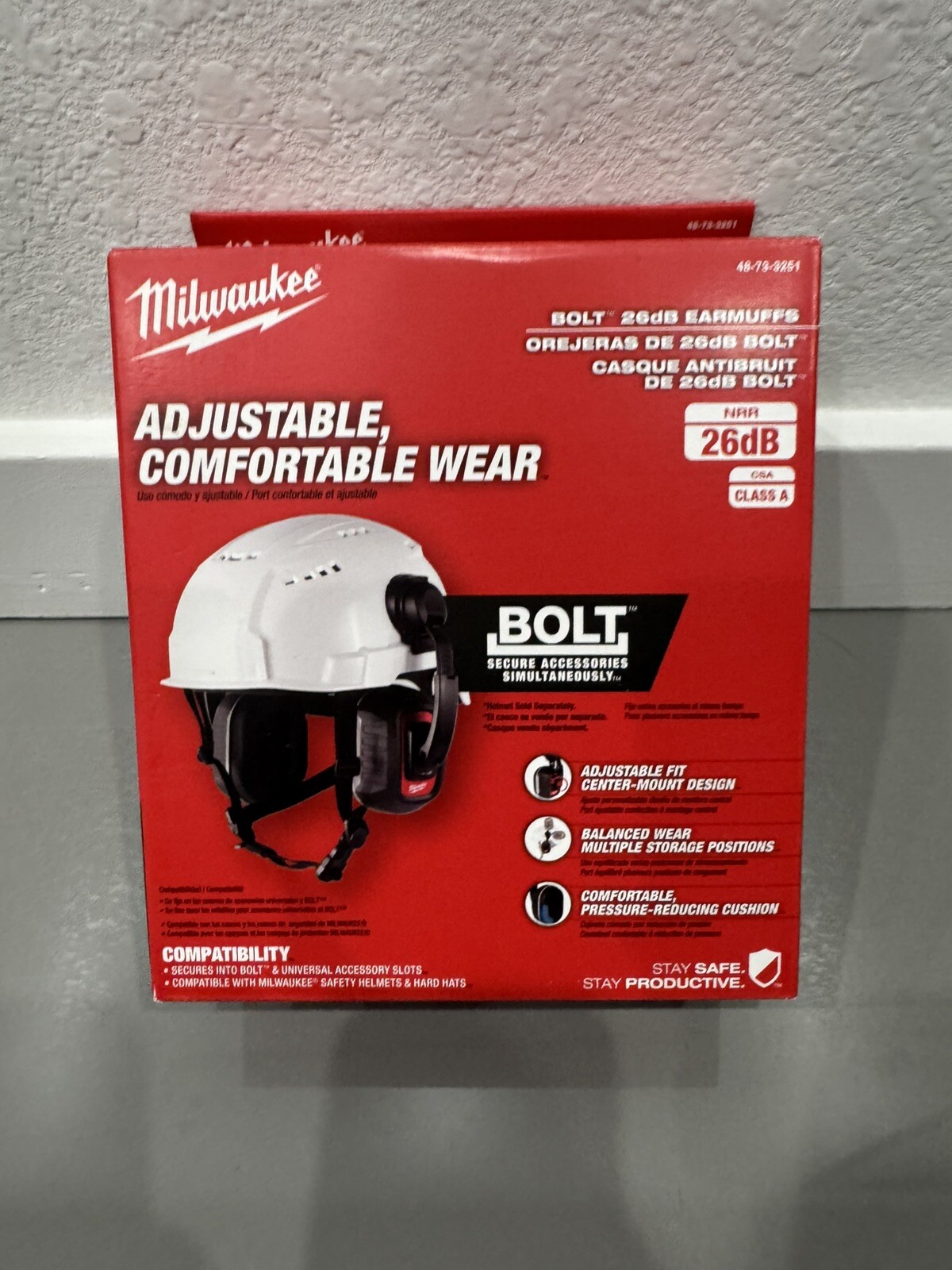 Milwaukee 48-73-3251 BOLT 26dB Earmuffs