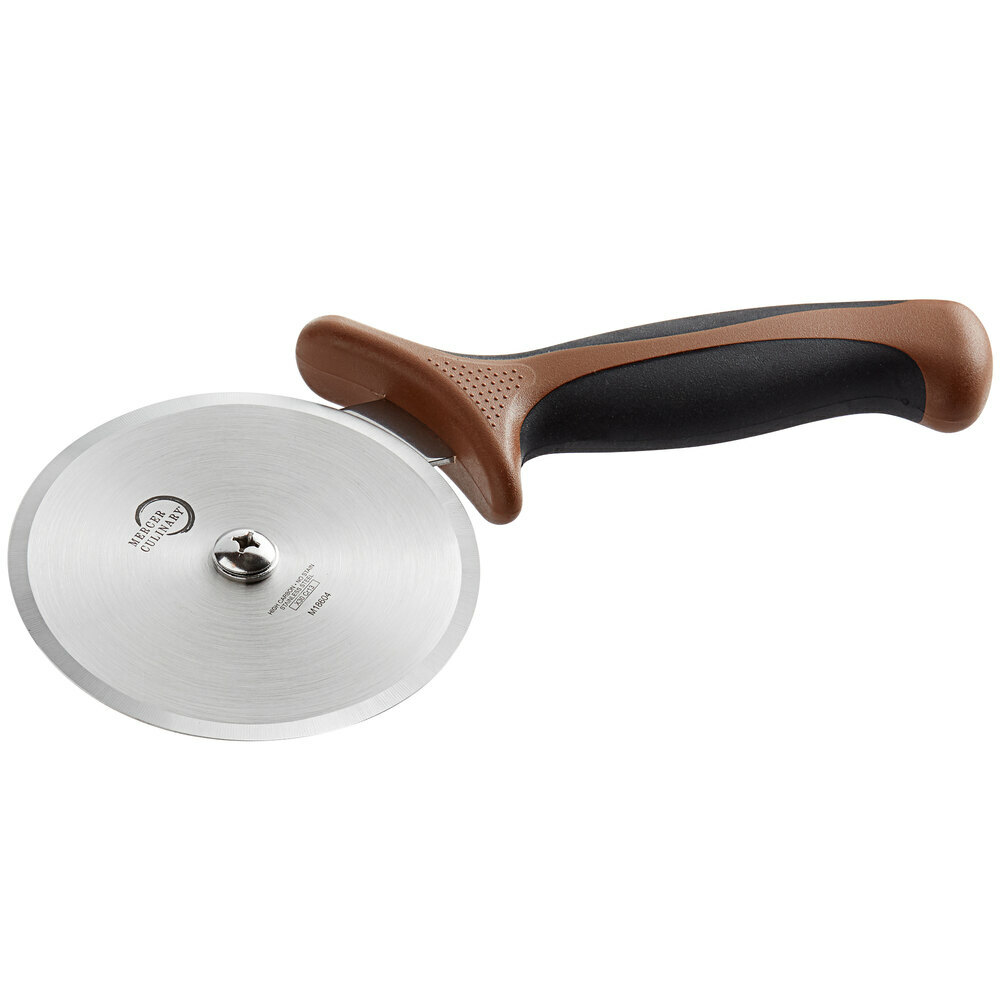 Mercer Culinary 4″ High Carbon Steel Pizza Cutter (choose color below)