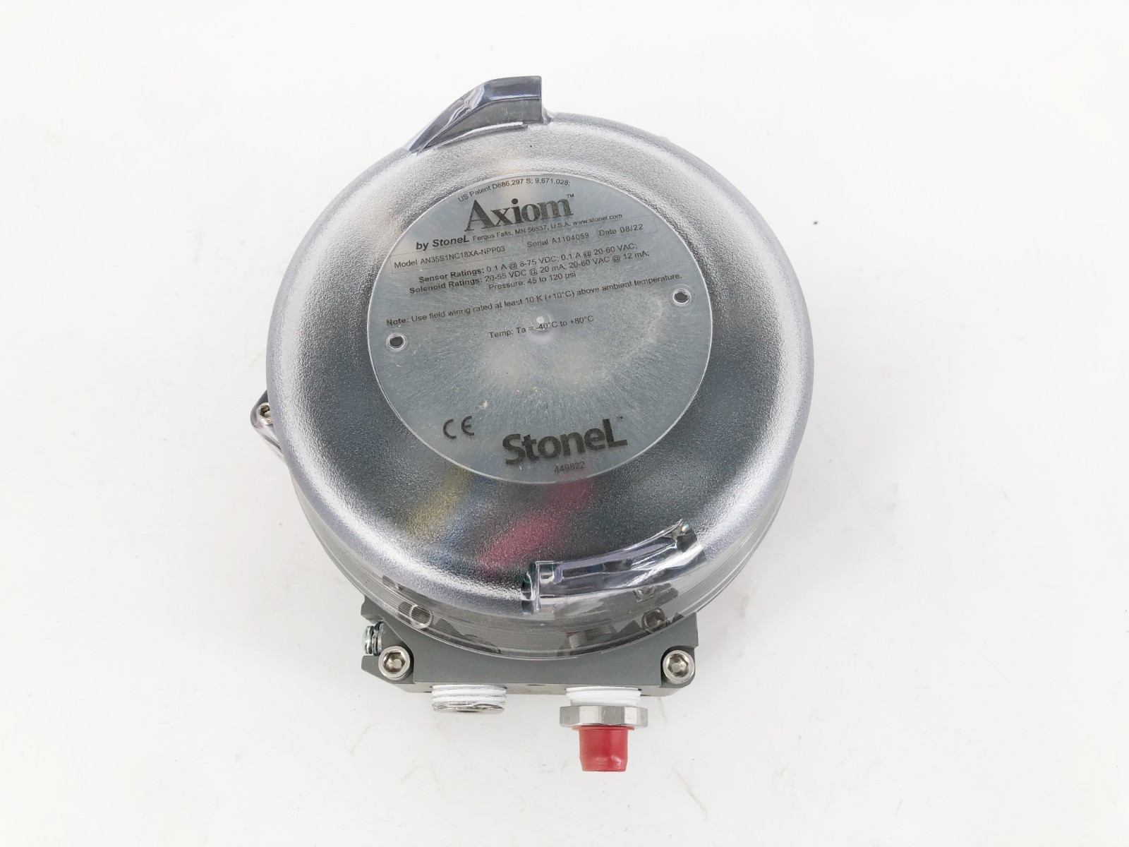New StoneL Axiom AN35S1NC18XA-NPP03 Intrinsically Safe Valve Monitor