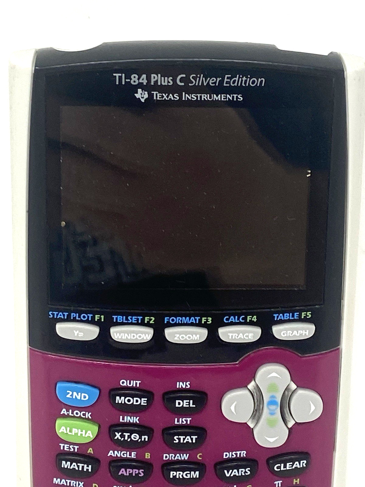 TI-84 Plus C Silver Edition Pink Graphing Calculator W/ Brand NEW BATTERY!