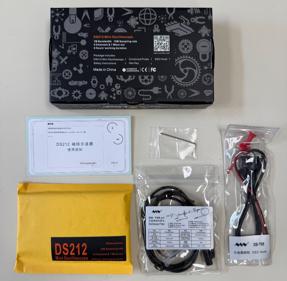 ARM STM32 DSO212 Touch Nano Handheld Digital Storage Oscilloscope NEW Brand USA
