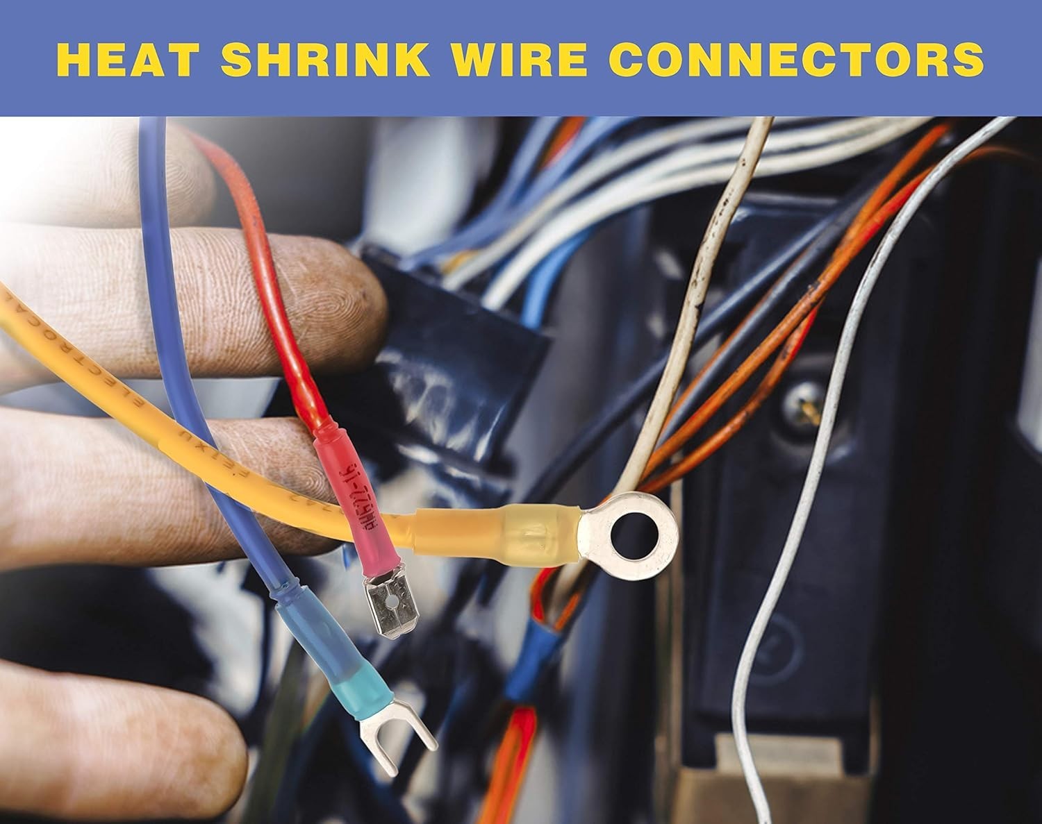 Haisstronica 520PCS Marine Grade Heat Shrink Wire Connectors Kit