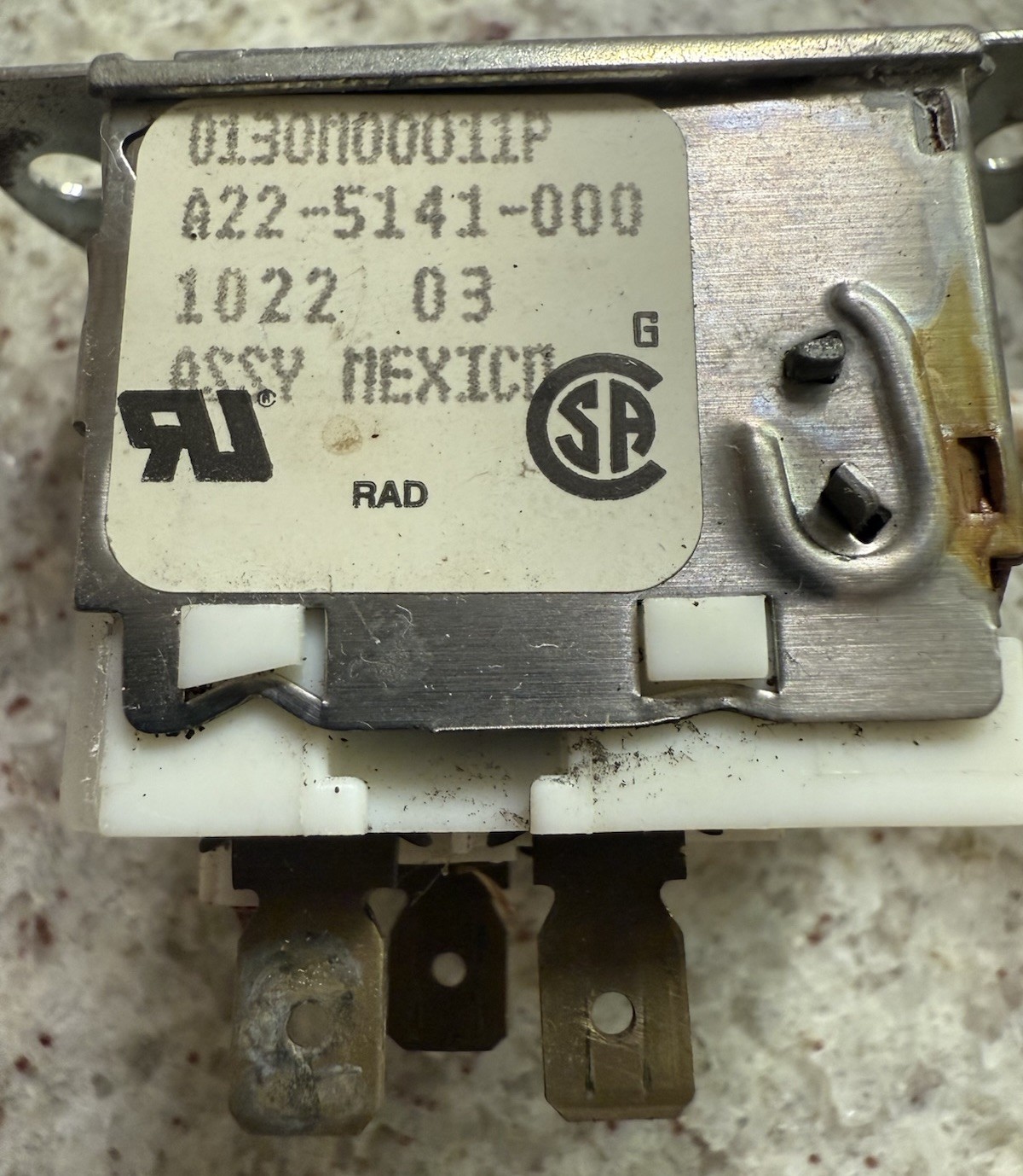 Goodman 0130M00011P Low Ambient Thermostat Ranco A22-5141-000 USED
