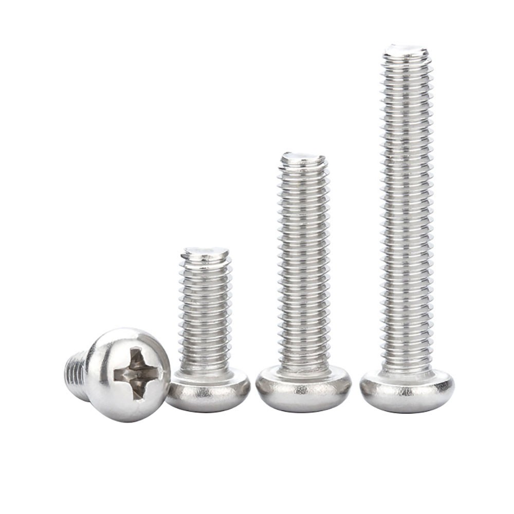 Phillips Pan Head Machine Screws M1.2 M1.4 M1.6 M2 M3 M4 Nickel Plated Screw