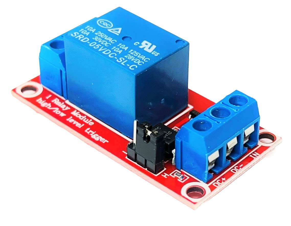 DIYables 3pcs Relay Module for Arduino, ESP32, ESP8266, Raspberry 3.3v – 5v