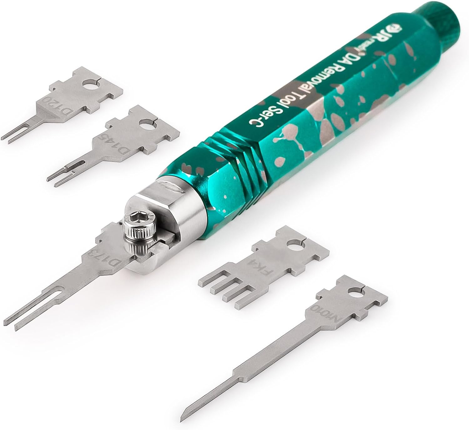 Pin Extractor Tool Kit with 5 Replacement Tips for Molex and AMP Connectors