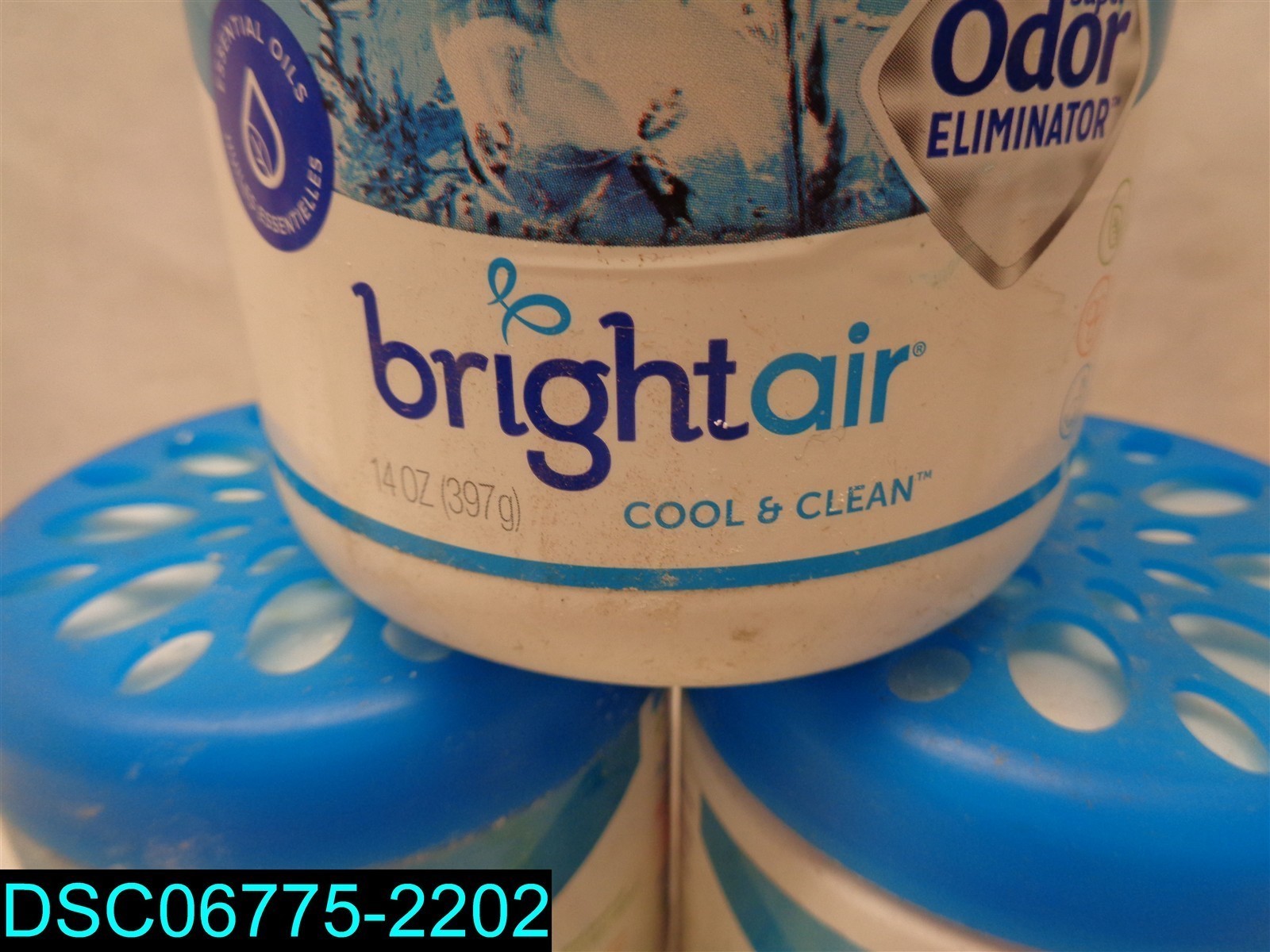 QTY=42OZ : (3 X 14OZ) Bright Air Super Odor Eliminator Cool & Clean 893484000884