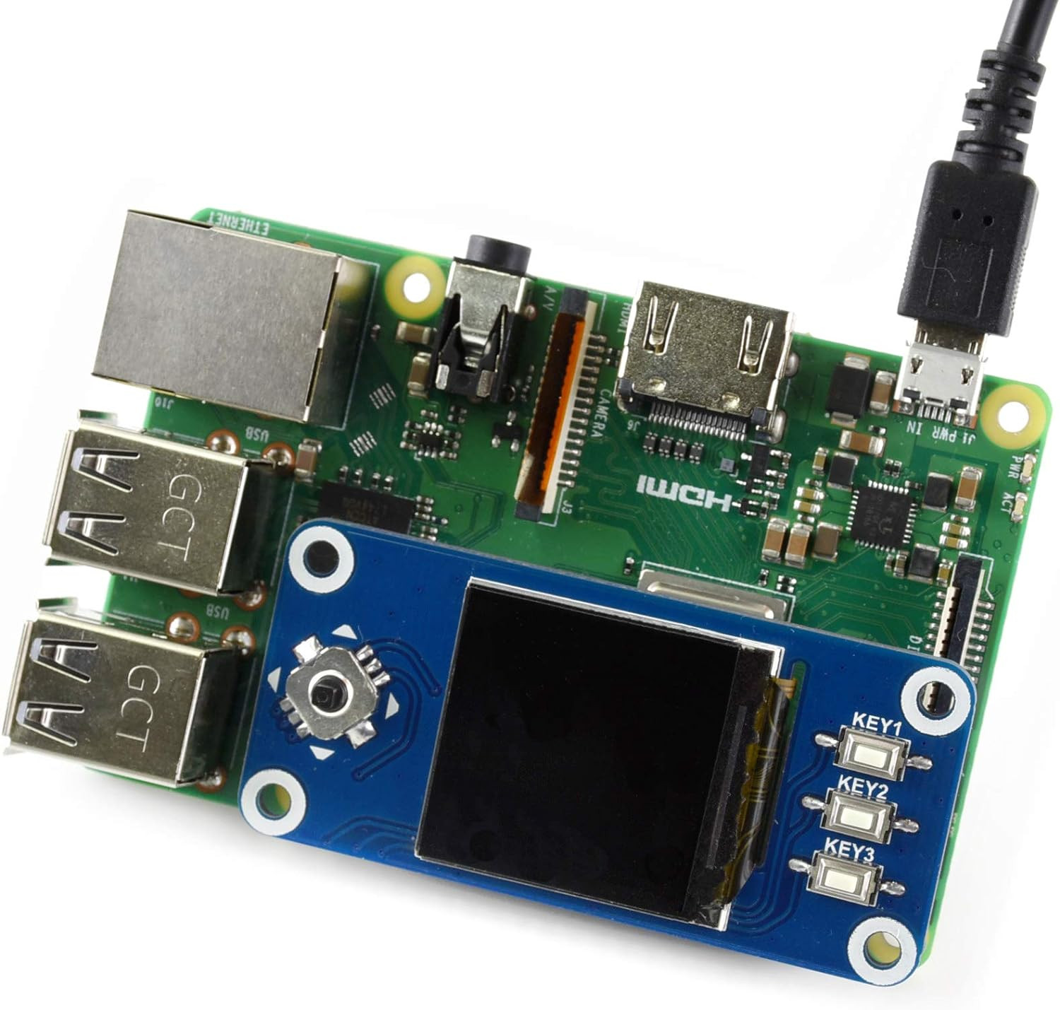 1.3Inch IPS LCD Display HAT, Compatible with Raspberry Pi Zero/Zero