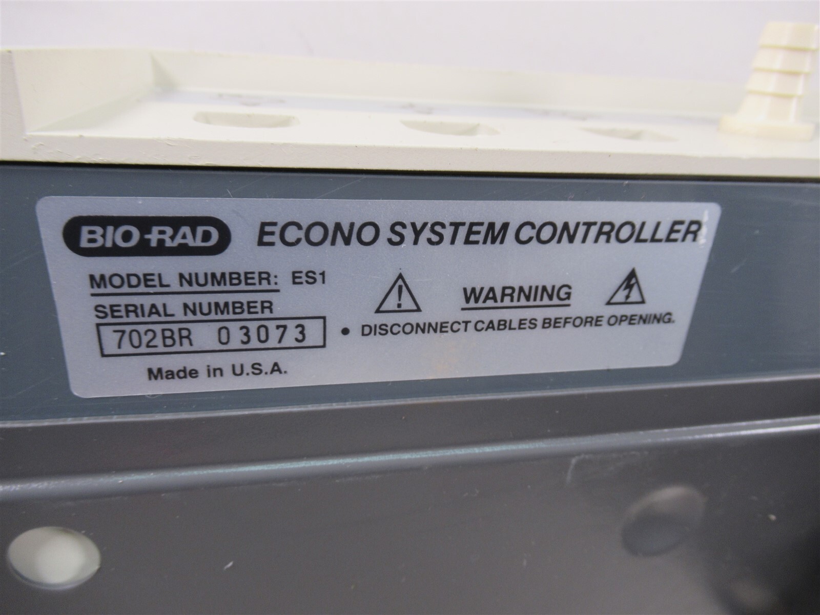 Bio-Rad Econo System Controller ES1 Low Pressure Chromatography Laboratory Unit