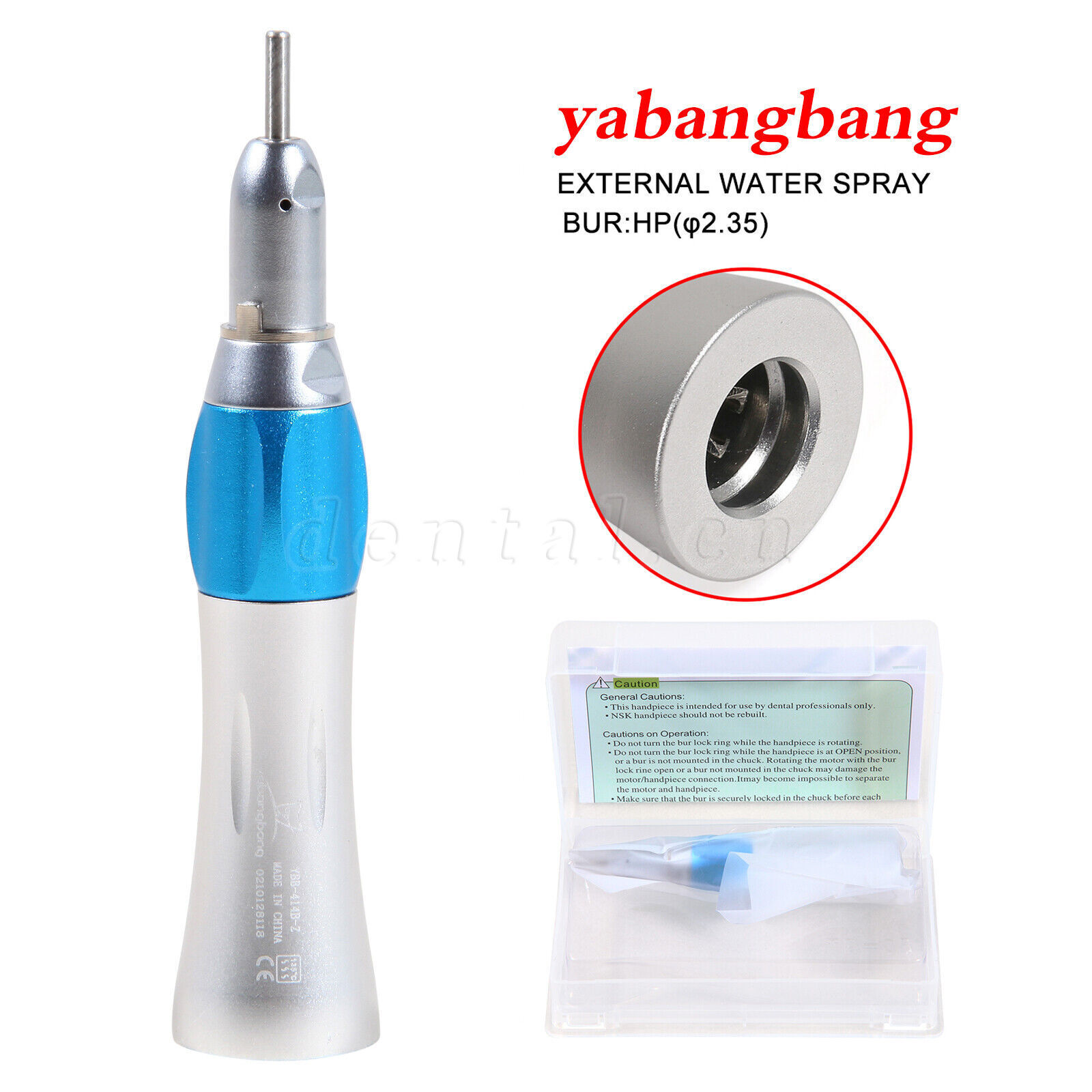 Estilo NSK Dental Contra Angulo Baja Velocidad Pieza de Mano 2Hole Micromotor