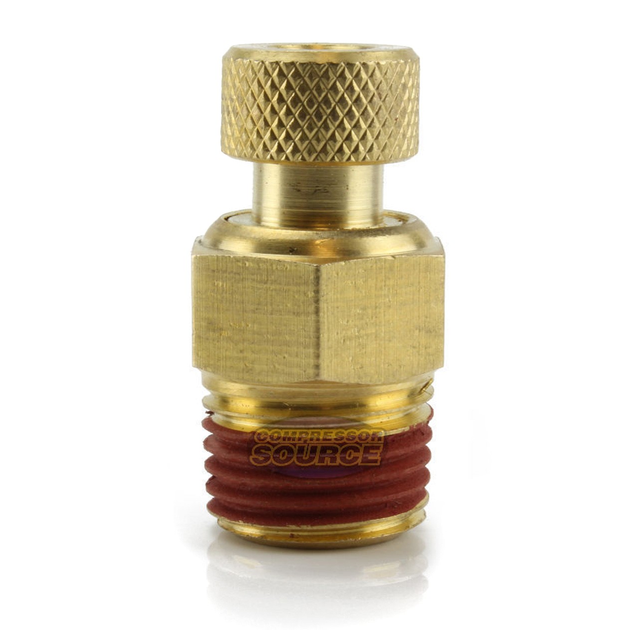 2 Male 1/4″ Air Compressor Tank Moisture Water Drain Twist Petcock Brass